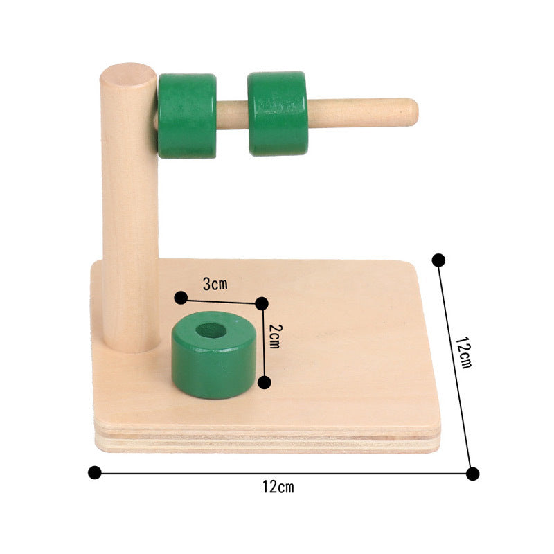 Montessori Wooden Educational Toy Shape & Color Sorting Puzzle for Toddlers - vibelya