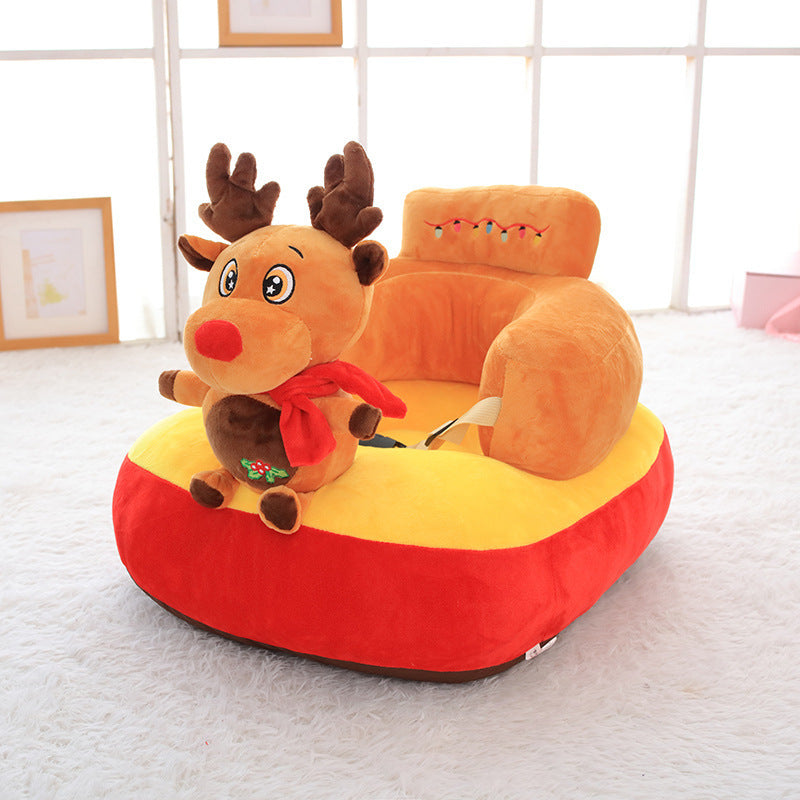 Plush Animal Baby Sofa – Safe & Adorable Seat for Learning to Sit - vibelya