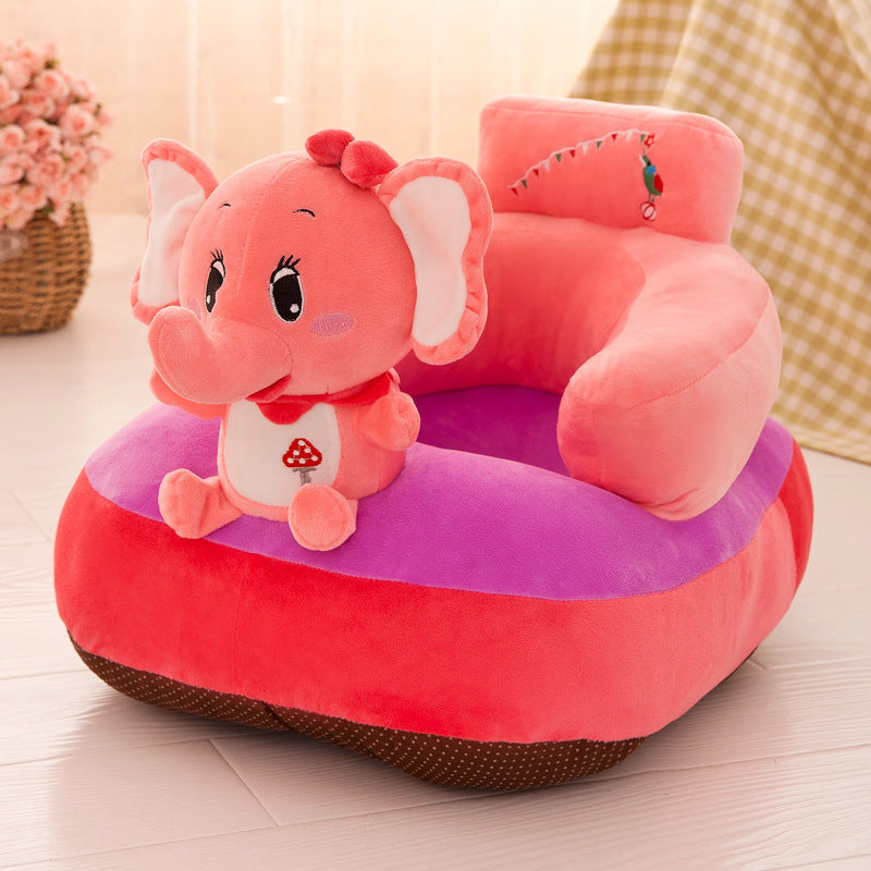 Plush Animal Baby Sofa – Safe & Adorable Seat for Learning to Sit - vibelya