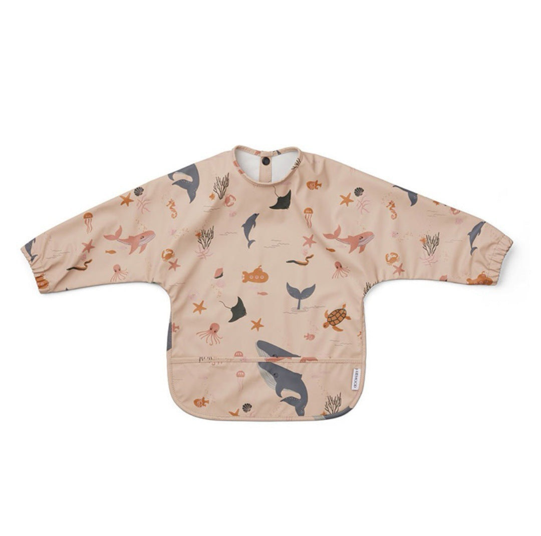 Waterproof Long-Sleeve Baby Bib – Ultimate Protection for Mealtime & Play - vibelya