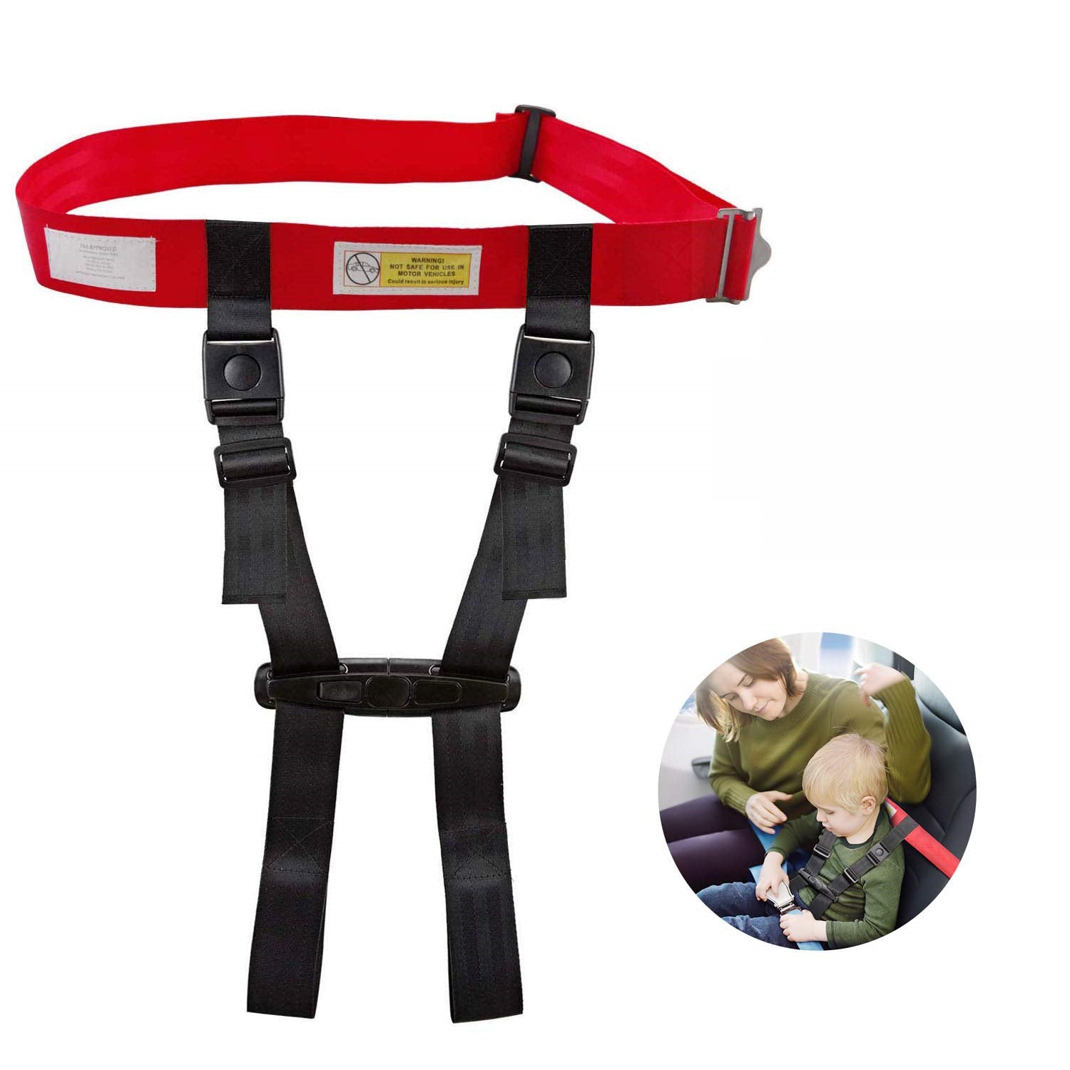 Child Airplane Safety Harness – Portable & Secure Travel Seat Belt for Kids - vibelya