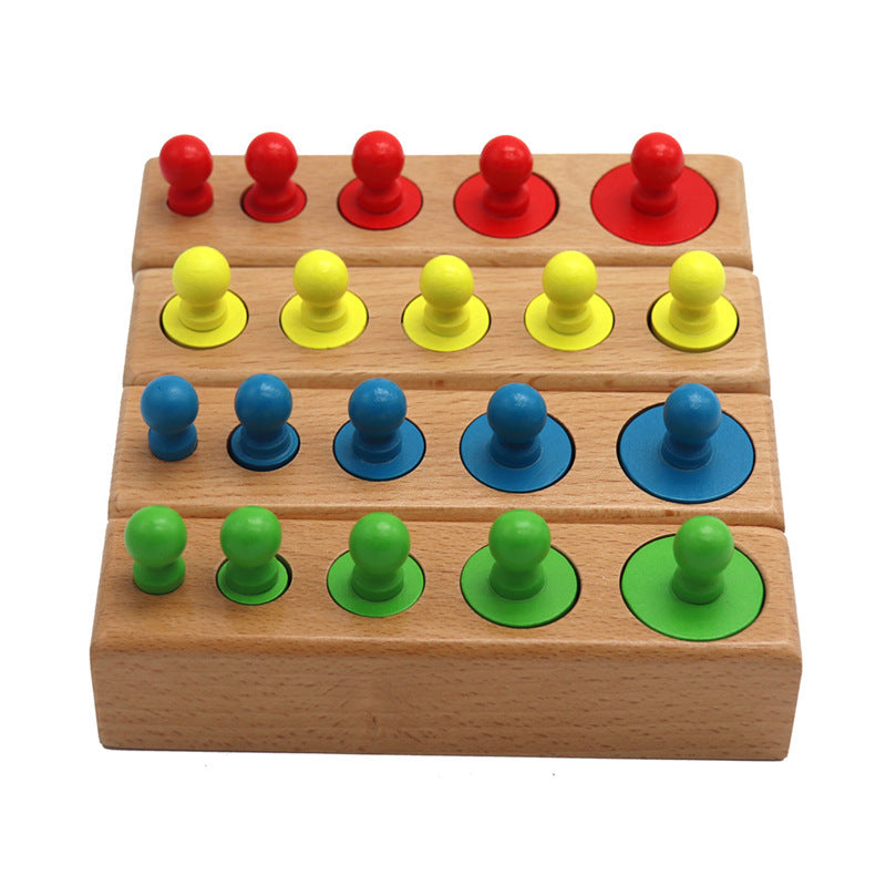Montessori Wooden Toy Educational Shape Sorting Blocks - vibelya