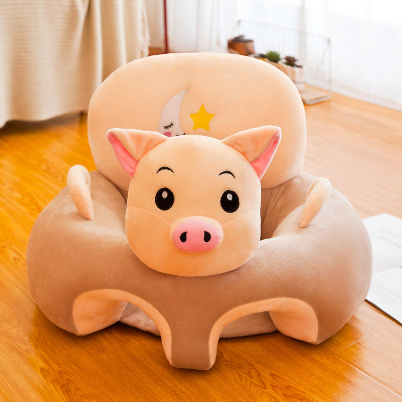 Plush Animal Baby Sofa – Safe & Adorable Seat for Learning to Sit - vibelya