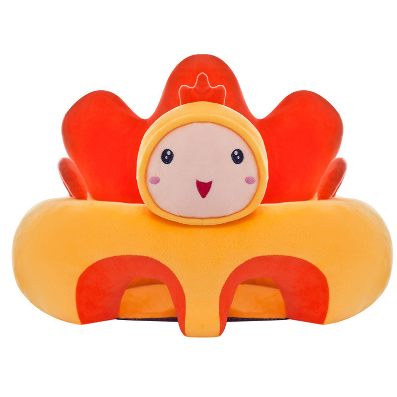 Plush Animal Baby Sofa – Safe & Adorable Seat for Learning to Sit - vibelya