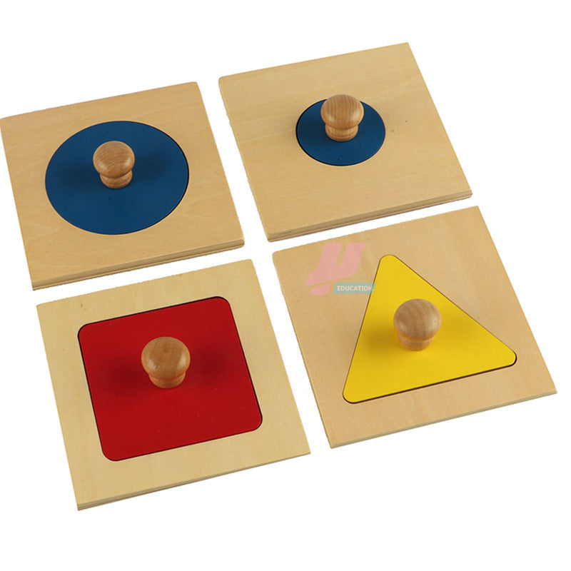 Wooden Sensory Puzzle Shape & Brain Skill Toy - vibelya
