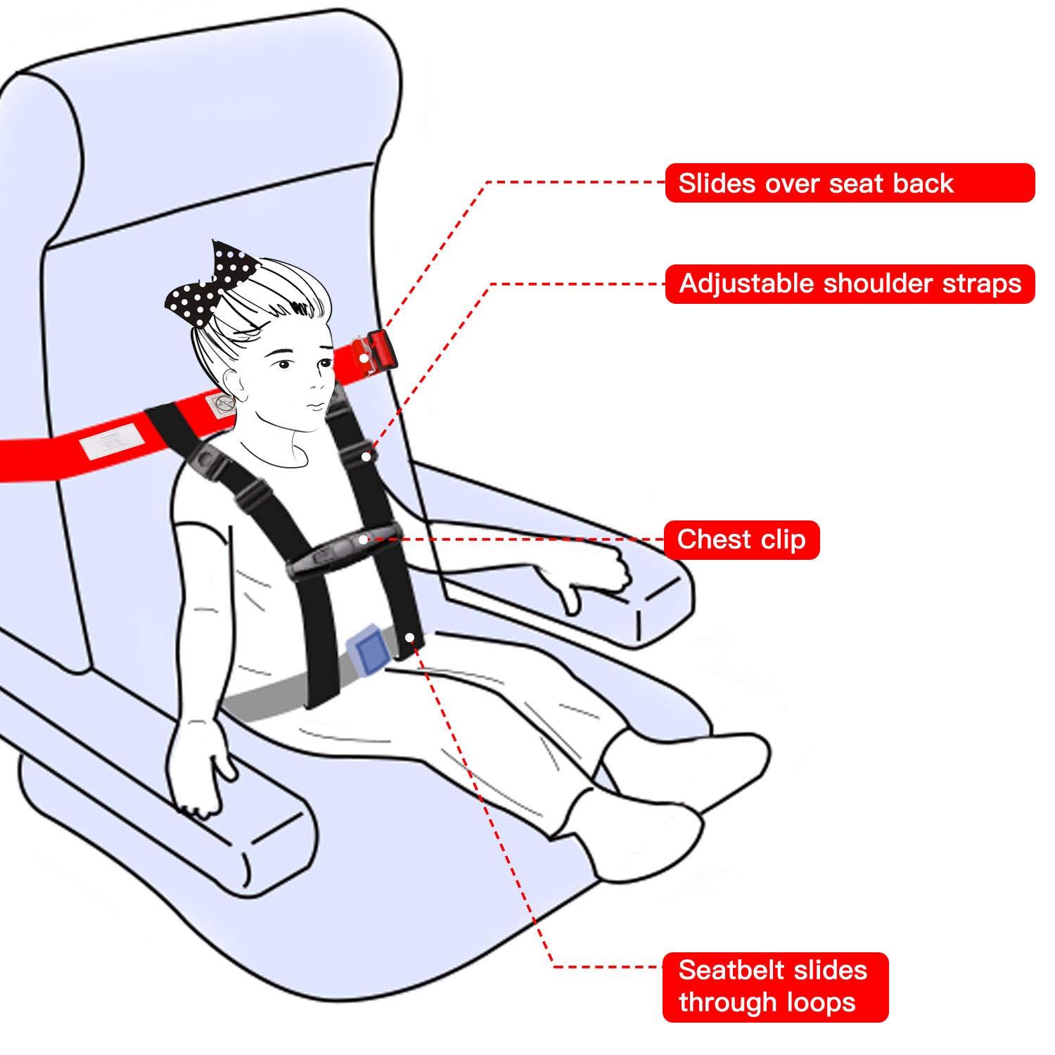 Child Airplane Safety Harness – Portable & Secure Travel Seat Belt for Kids - vibelya