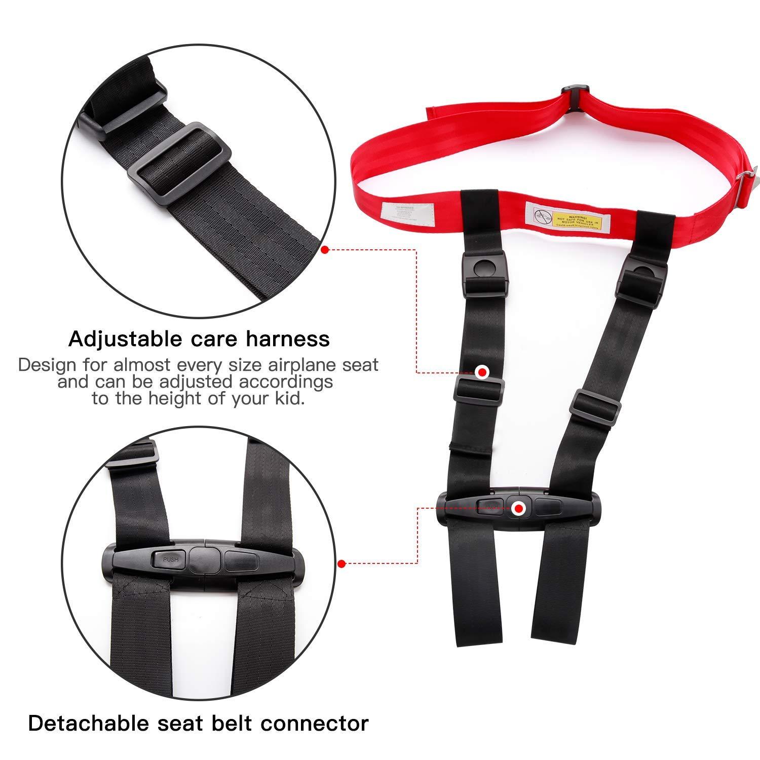 Child Airplane Safety Harness – Portable & Secure Travel Seat Belt for Kids - vibelya