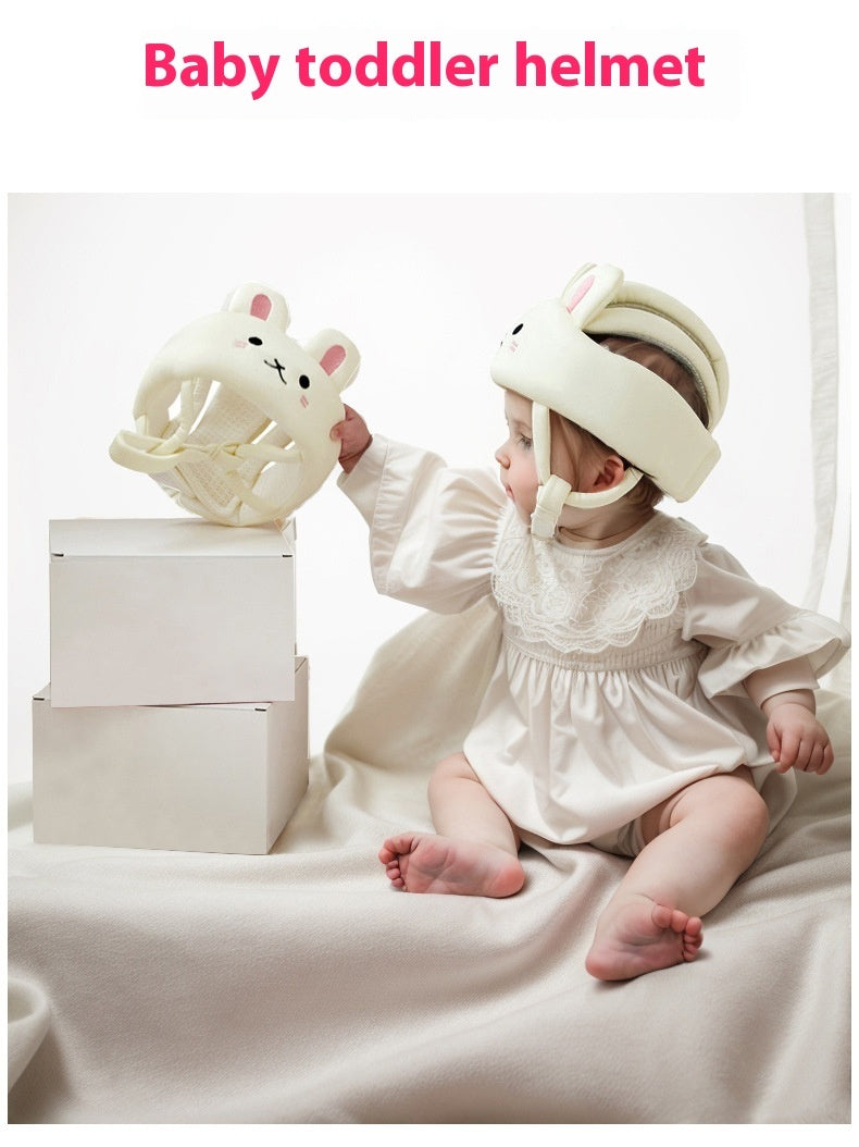 Cute Baby Head Protector Hat – Anti-Fall Safety Cushion for Toddlers. - vibelya