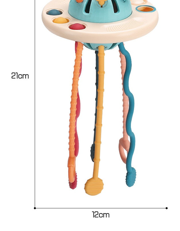Silicone Montessori Sensory Toy Baby Teething & Play - vibelya
