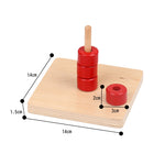 Montessori Wooden Educational Toy  Shape & Color Sorting Puzzle for Toddlers - vibelya