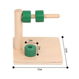 Montessori Wooden Educational Toy  Shape & Color Sorting Puzzle for Toddlers - vibelya