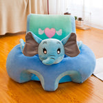 Plush Animal Baby Sofa – Safe & Adorable Seat for Learning to Sit - vibelya