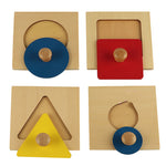 Wooden Sensory Puzzle Shape & Brain Skill Toy - vibelya