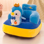 Plush Animal Baby Sofa – Safe & Adorable Seat for Learning to Sit - vibelya