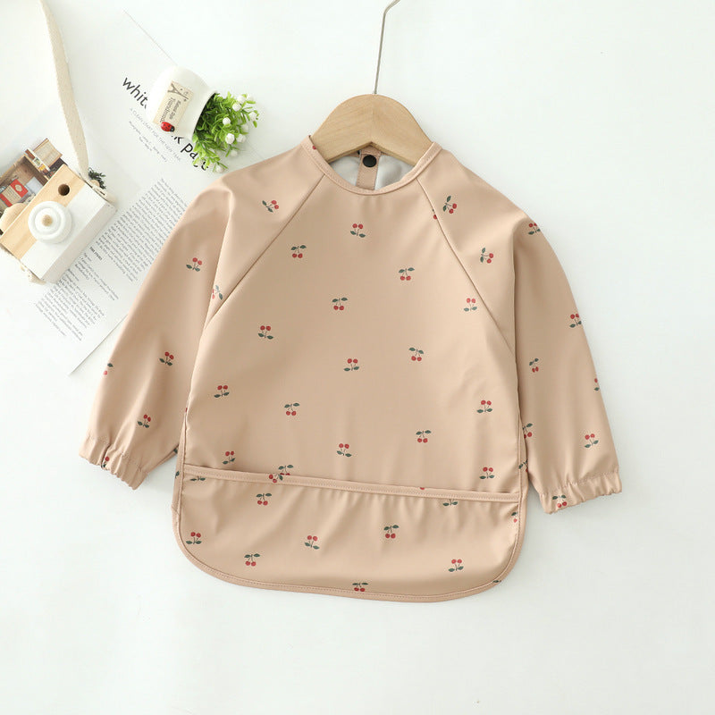 Waterproof Long-Sleeve Baby Bib – Ultimate Protection for Mealtime & Play - vibelya
