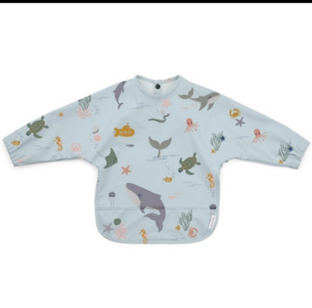 Waterproof Long-Sleeve Baby Bib – Ultimate Protection for Mealtime & Play - vibelya