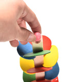 Wooden Tree Marble Ball Run Track ame Montessori Baby Toy A - vibelya