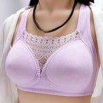 Maternity Cotton Nursing Bra Wire Free, Ultra Soft & Supportive for Pregnancy & Breastfeeding - vibelya