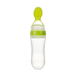 Safe Newborn Baby Feeding Bottle Toddler Silicone Squeeze Feeding Spoon Milk Bottle Baby Training Feeder Food Supplement - vibelya