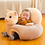 Plush Animal Baby Sofa – Safe & Adorable Seat for Learning to Sit - vibelya