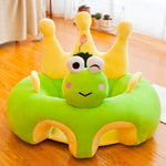 Plush Animal Baby Sofa – Safe & Adorable Seat for Learning to Sit - vibelya