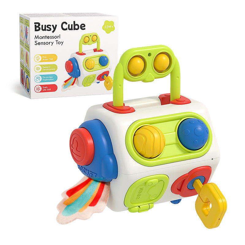 9-in-1 Busy Cube Toy – Montessori for Babies - vibelya