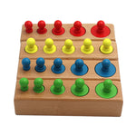Montessori Wooden Toy Educational Shape Sorting Blocks - vibelya