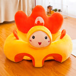 Plush Animal Baby Sofa – Safe & Adorable Seat for Learning to Sit - vibelya
