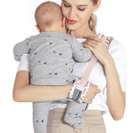 Multifunctional Baby Carrier Wrap – Comfortable Front & Back Sling for Newborns - vibelya