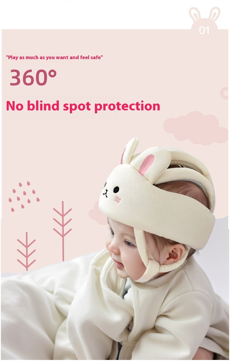Cute Baby Head Protector Hat – Anti-Fall Safety Cushion for Toddlers. - vibelya