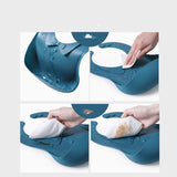 Waterproof Silicone Baby Bib – Soft, Adjustable & Easy-to-Clean Feeding Bib - vibelya