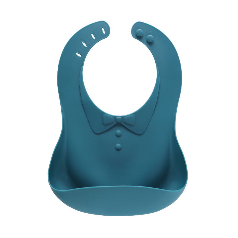 Waterproof Silicone Baby Bib – Soft, Adjustable & Easy-to-Clean Feeding Bib - vibelya