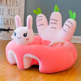 Plush Animal Baby Sofa – Safe & Adorable Seat for Learning to Sit - vibelya