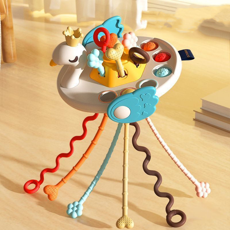 Silicone Montessori Sensory Toy Baby Teething & Play - vibelya
