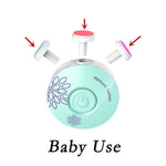 Gentle & Safe Baby Nail Trimmer 6nin 1 Electric Manicure Kit for Newborns & Kids - vibelya