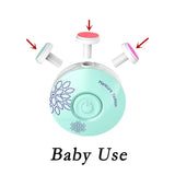Gentle & Safe Baby Nail Trimmer 6nin 1 Electric Manicure Kit for Newborns & Kids - vibelya