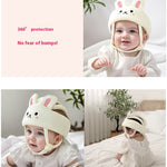 Cute Baby Head Protector Hat – Anti-Fall Safety Cushion for Toddlers. - vibelya