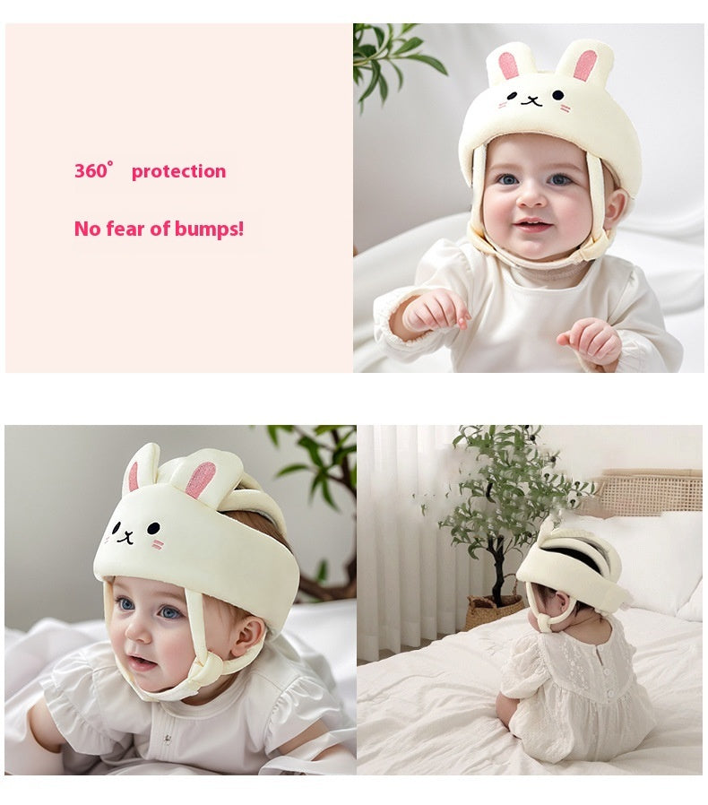 Cute Baby Head Protector Hat – Anti-Fall Safety Cushion for Toddlers. - vibelya