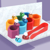 Wooden Beehive Toy Color Sorting Game for Kids - vibelya